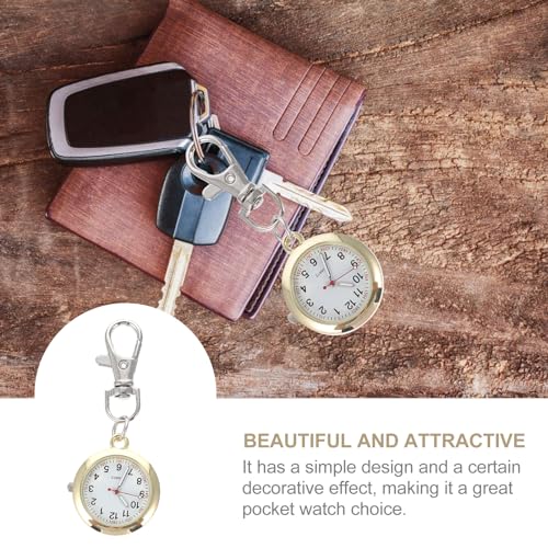 balacoo Pocket Watch Clip On, Pocket Watch with Key Buckle Portable Necklace… - Image 8