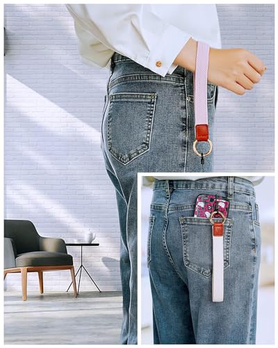 WEESMILE Key Chain, Stretchy Keychain Wristlet, Cute Wrist Lanyard Strap for Car… - Image 6