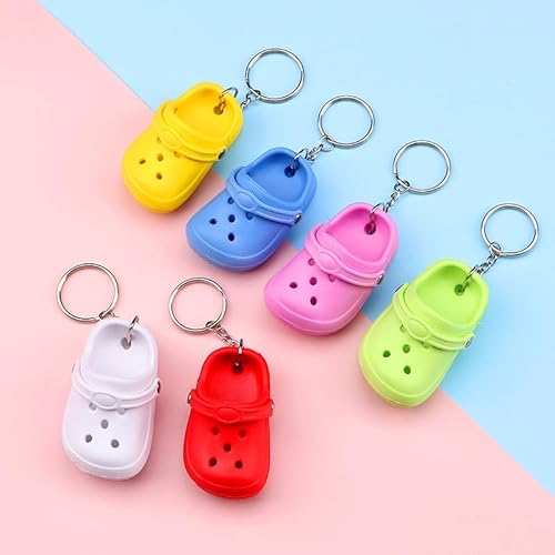 COLORFUL BLING Mini Charm Shoe KeyChain Women Cute shoe style Keychain - Image 3