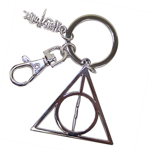 Monogram International Harry Potter Deathly Hallows Pewter Key Ring - Image 3
