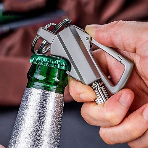 YUSUD 2 Pack Permanent Match Infinity Lighter with Multitool Keychain Bottle Opener,… - Image 4