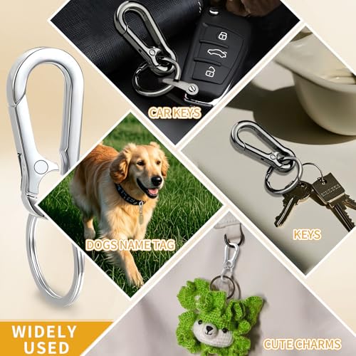 WIVBRNK 4 Pack Keychain, Metal Key Chain, Sturdy Key Ring, Key Rings… - Image 7