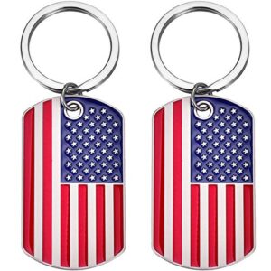 MIXJOY American Flag Keychain