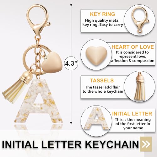 Alphabet Initial Letter Keychain, Butterfly Keychain Cute Resin, Initial Keychain to Backpack… - Image 2