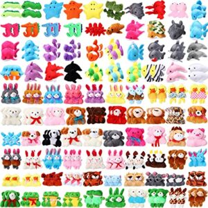 Leyndo 200 Pcs Mini Stuffed Animals Bulk Small Stuffed Animals Keychain Tiny…