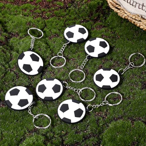 10 Pack Large Size Soccer Keychains Sports Keychains Party Favors Keychains Ball… - Image 7