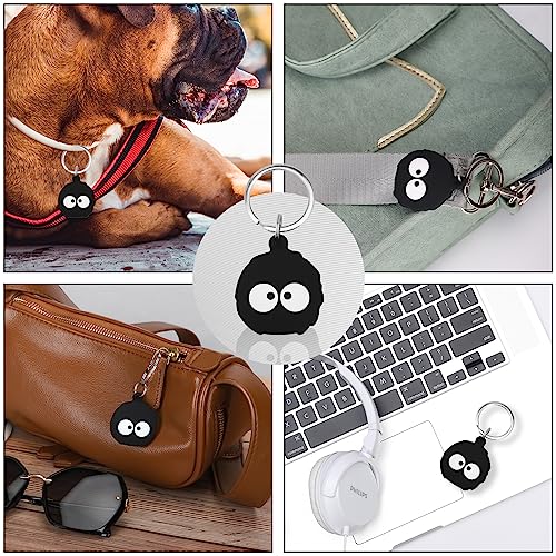 Soft Silicone Case Cover for Airtag with Key Ring, Compatible with Apple… - Image 5