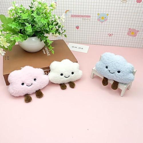 HSYHERE Super Cute Kawaii Smiling Face Happy Cloud Lucky Plush Cloud Baby… - Image 4