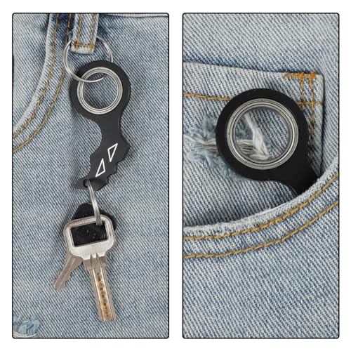 Tyqour Spinner Keychain Fidget Keychain for Adults Portable Keyring Spinner Toy for… - Image 7