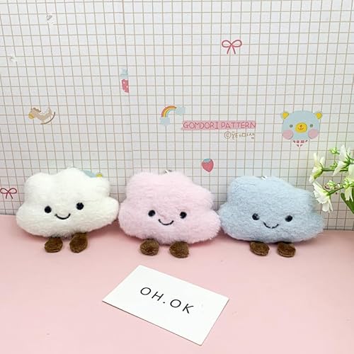 HSYHERE Super Cute Kawaii Smiling Face Happy Cloud Lucky Plush Cloud Baby… - Image 2