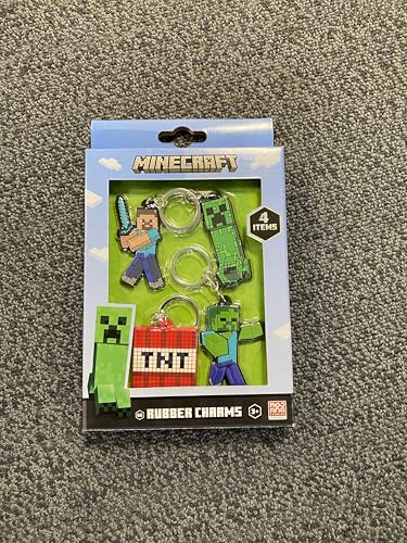 Minecraft Kids Keyrings and Silicone Wristband Set - Image 10