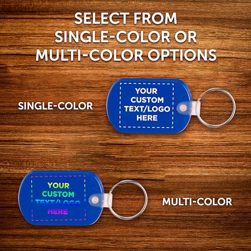 DISCOUNT PROMOS Tag Soft Plastic Keychains - Image 6