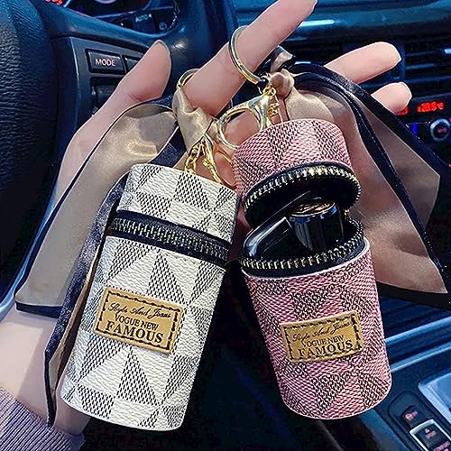 2Pcs Lipstick Organizer, Luxury Leather Lip Gloss Bag, Mini Lipstick Case with… - Image 3