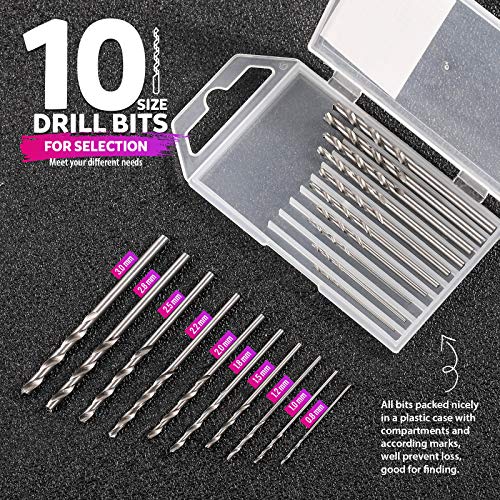 LEOBRO Hand Drill, 222 PCS Pin Vise Hand Drill with Drill Bits(0.8… - Image 5