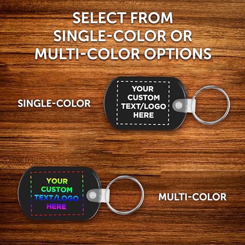 DISCOUNT PROMOS Tag Soft Plastic Keychains - Image 6